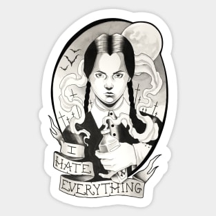 Wednesday Addams Sticker